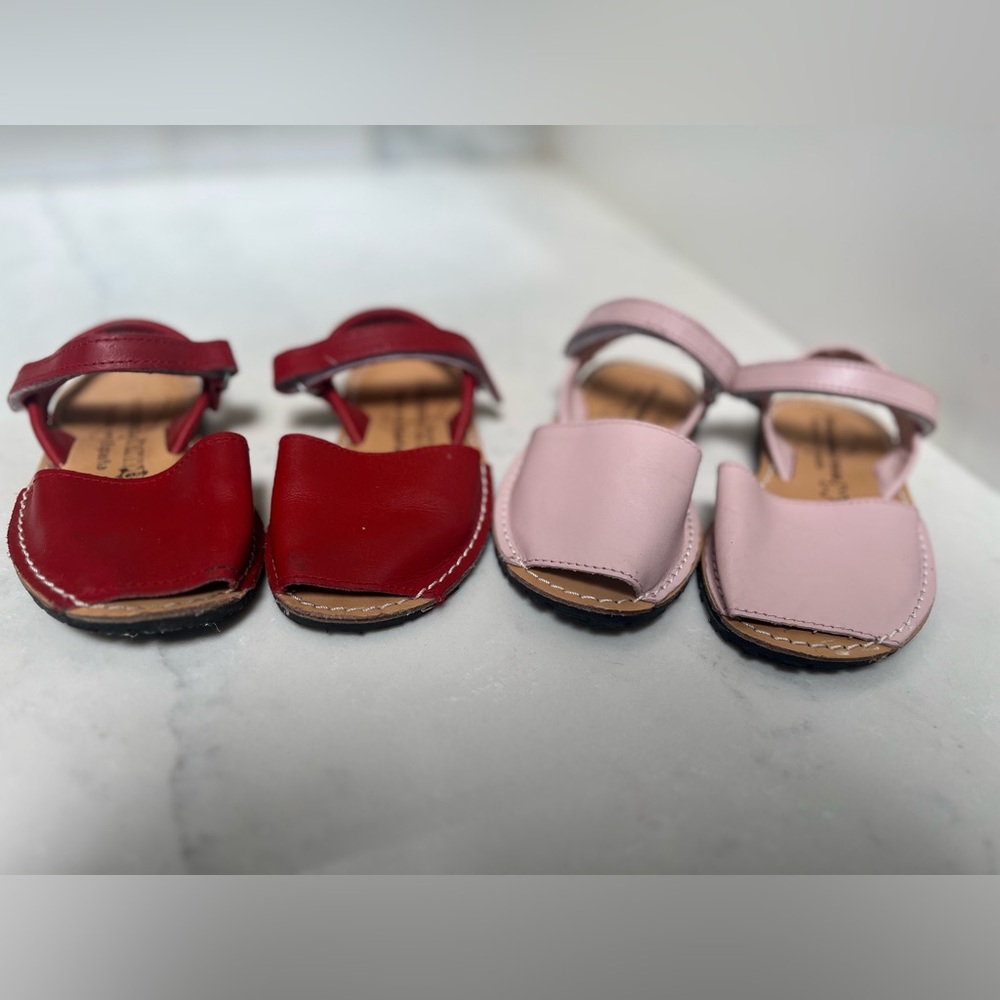 Menorquinas Stylish Kids Sandals - RED ONLY